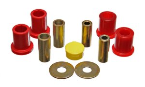 Ford Escort ZX2 Control Arm Bushing Set - Front - Energy Suspension - Performance Polyurethane - Red - `97-`01 Ford Escort ZX2 Control Arm Bushing Set - Front - Energy Suspension - Performance Polyurethane - Red - `97-`01